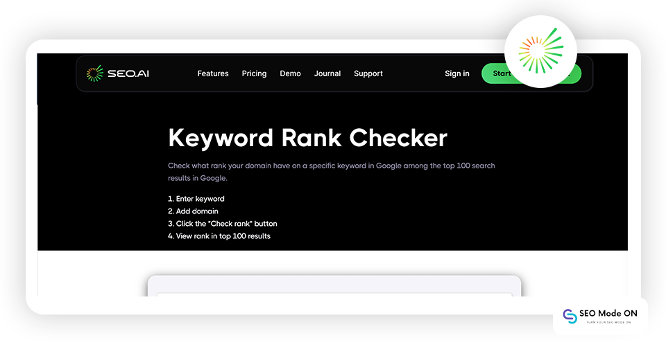 SEO.ai Keyword Rank Checker